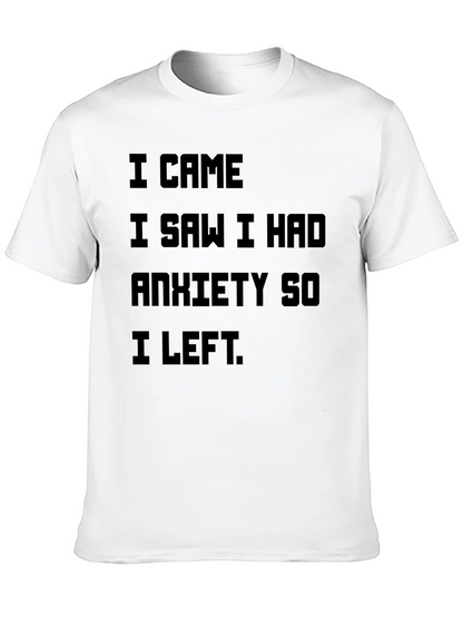 Anxiety Funny Graphic T-Shirt