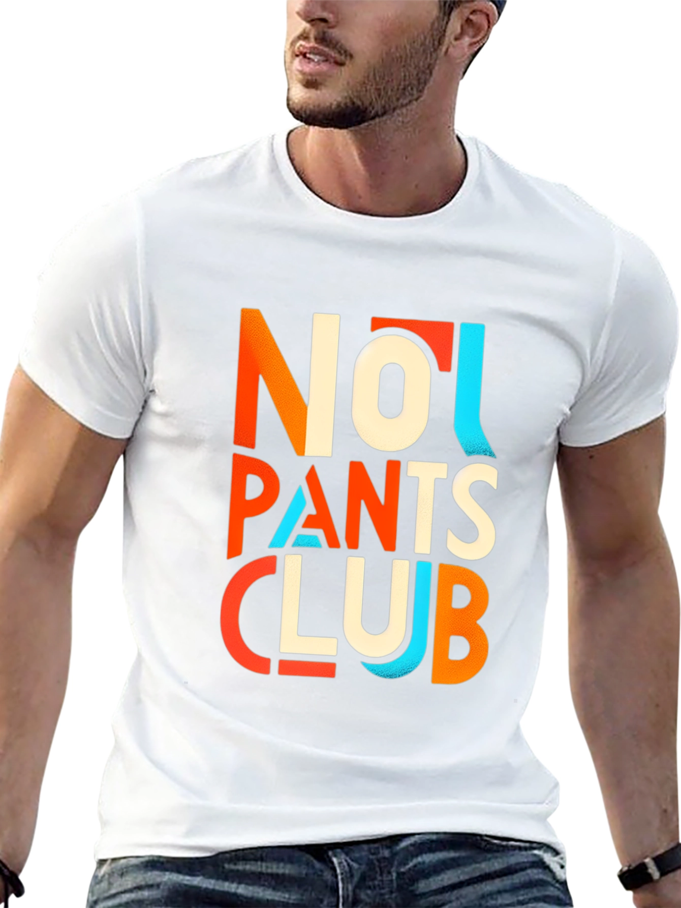 No Pants Club Graphic T-Shirt