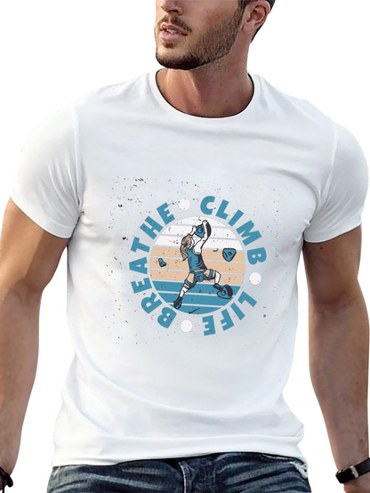 Breathe Climb Life Graphic T-Shirt