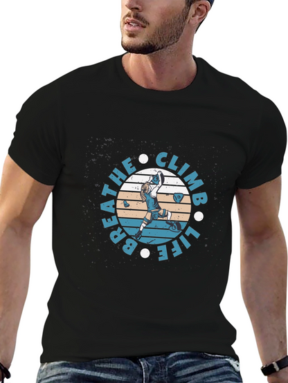Breathe Climb Life Graphic T-Shirt