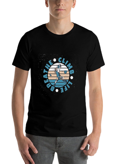 Breathe Climb Life Graphic T-Shirt