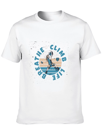 Breathe Climb Life Graphic T-Shirt