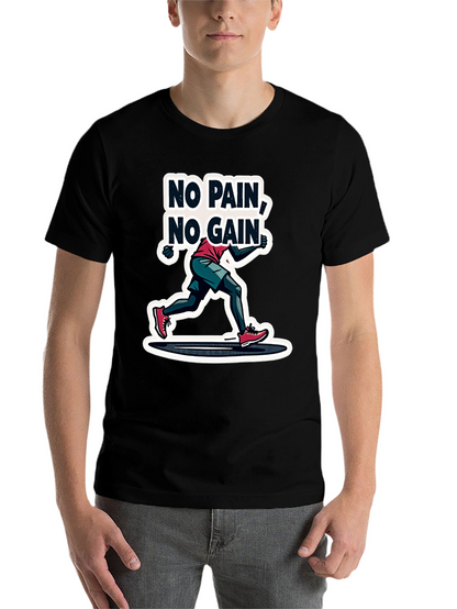 No Pain No Gain Graphic T-Shirt