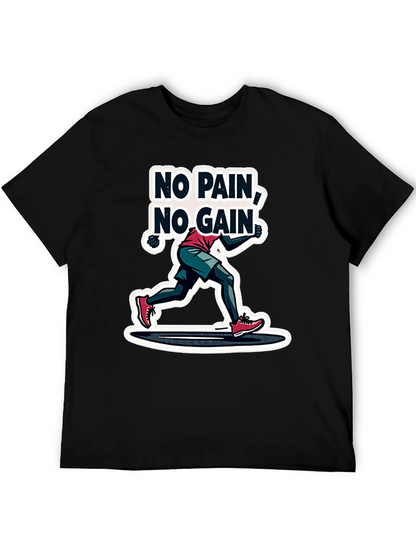 No Pain No Gain Graphic T-Shirt