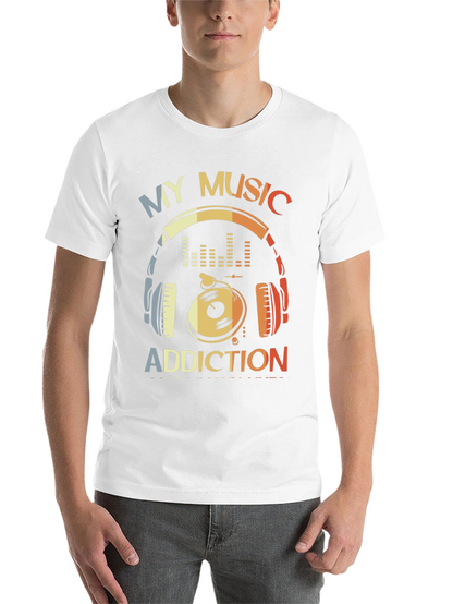 Music Addiction Graphic T-Shirt