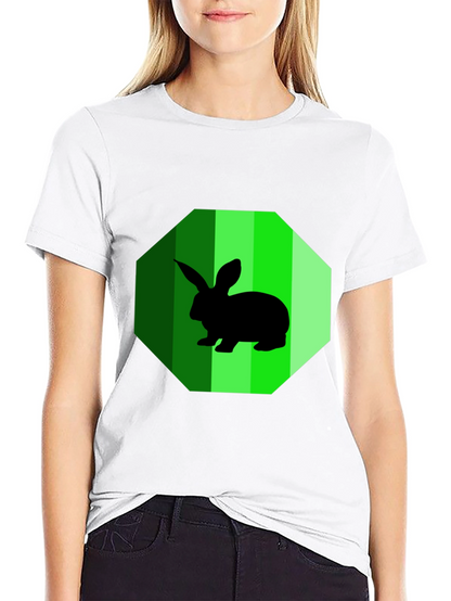Rabbit Graphic Tee - Mens Black T-Shirt