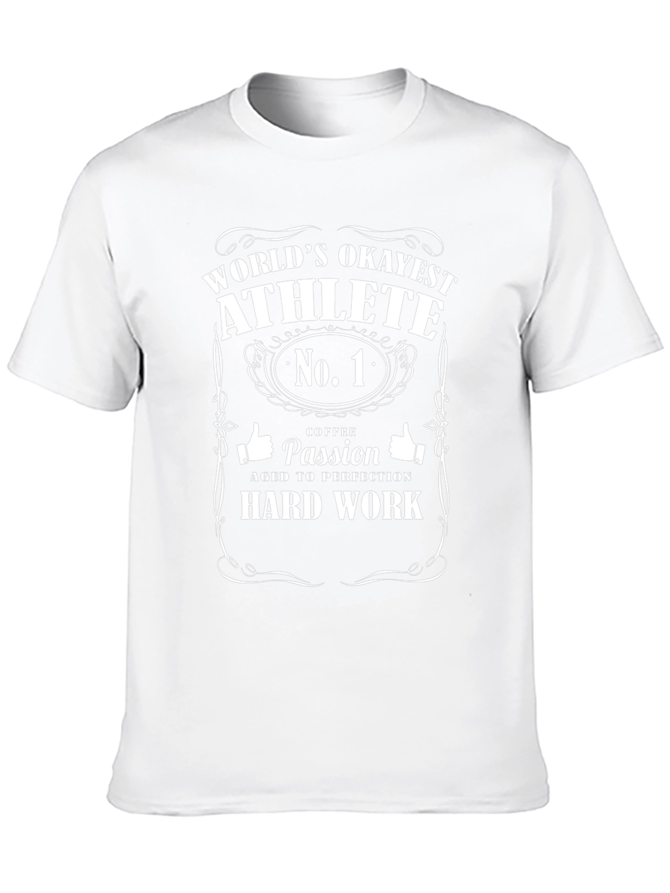 Worlds Okayest Athlete Graphic T-Shirt