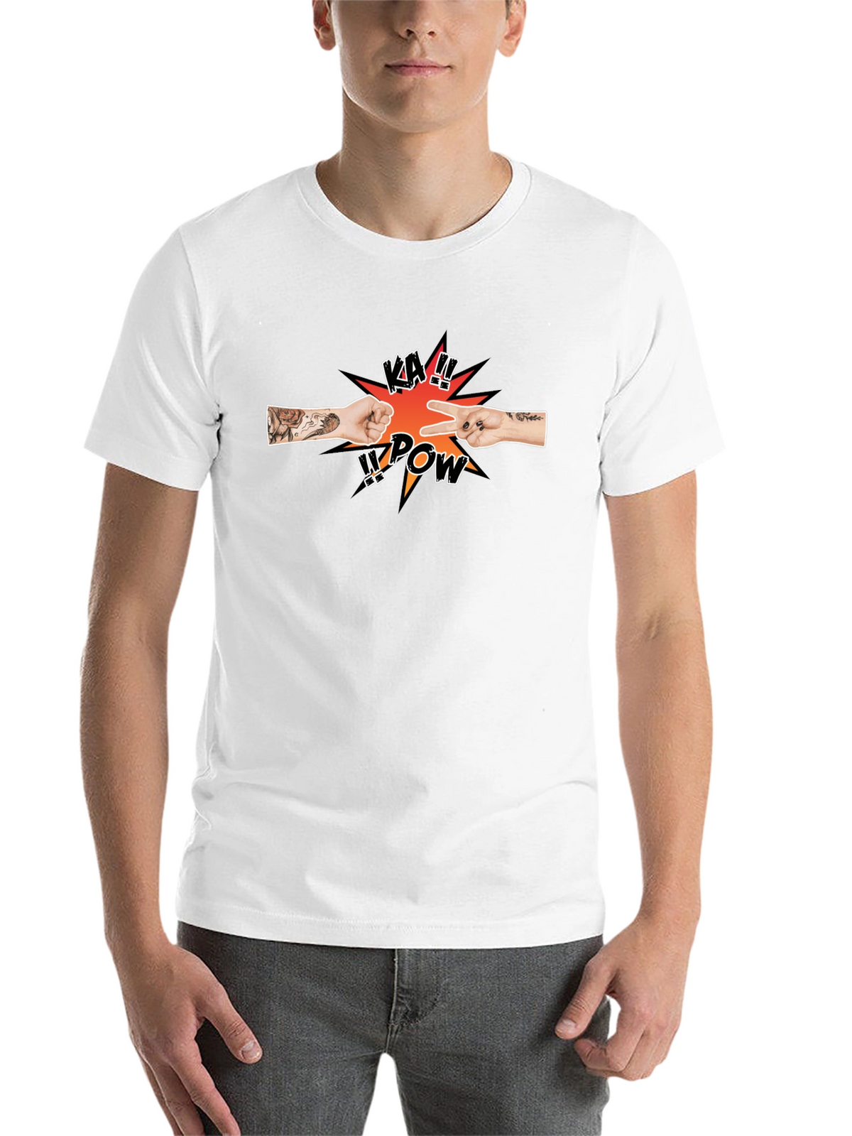 Rock Paper Scissors KA!! POW T-Shirt