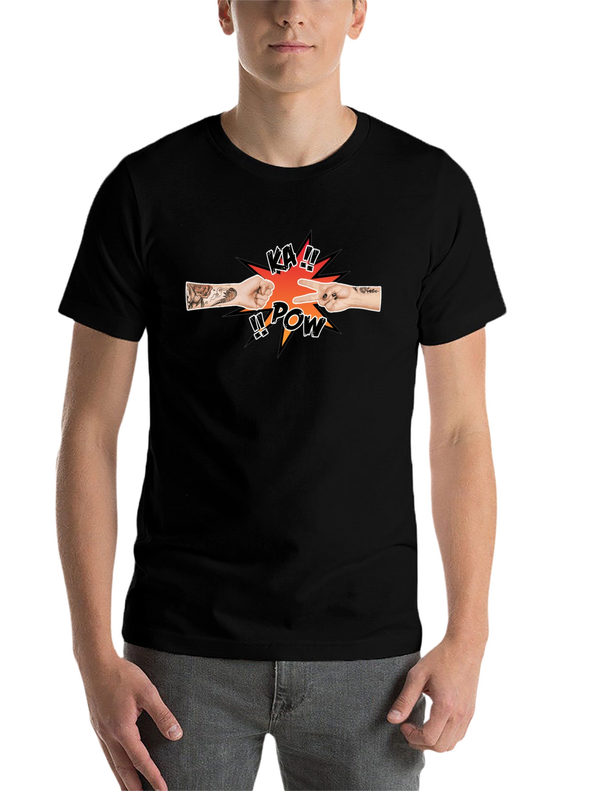Rock Paper Scissors KA!! POW T-Shirt
