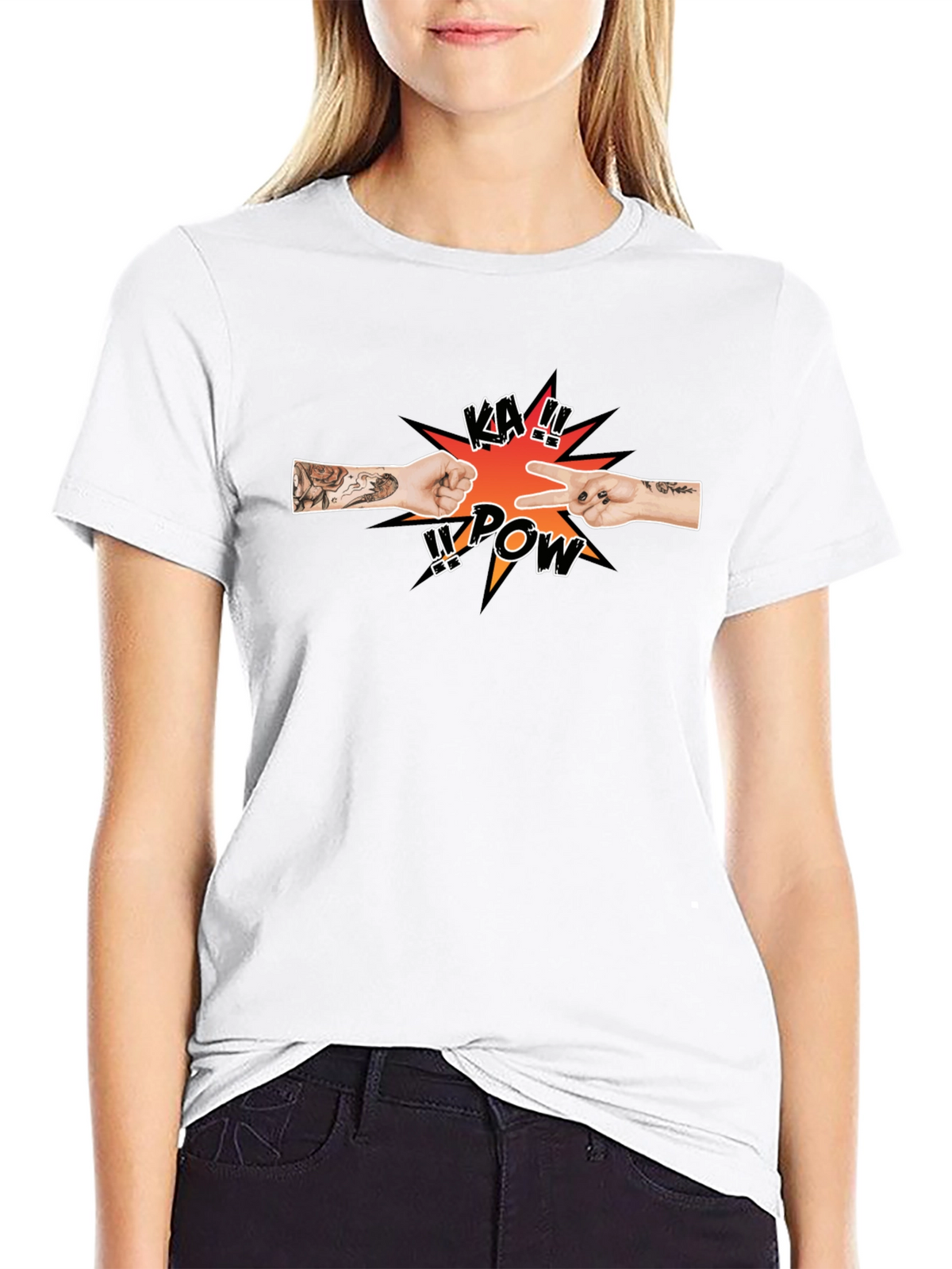 Rock Paper Scissors KA!! POW T-Shirt