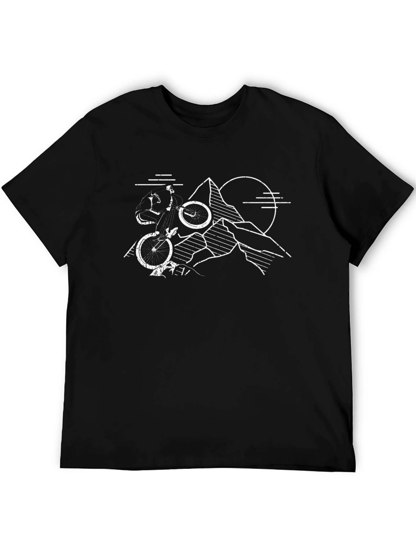 Mountain Bike Adventure Black T-Shirt