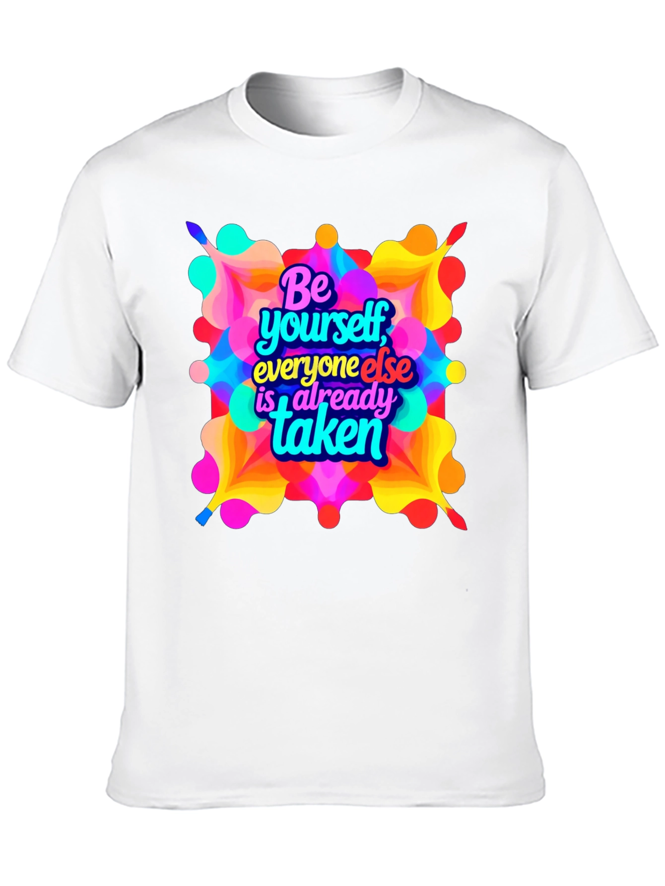 Be Yourself Graphic T-Shirt - Black