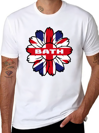 Union Jack Flower BATH Graphic T-Shirt