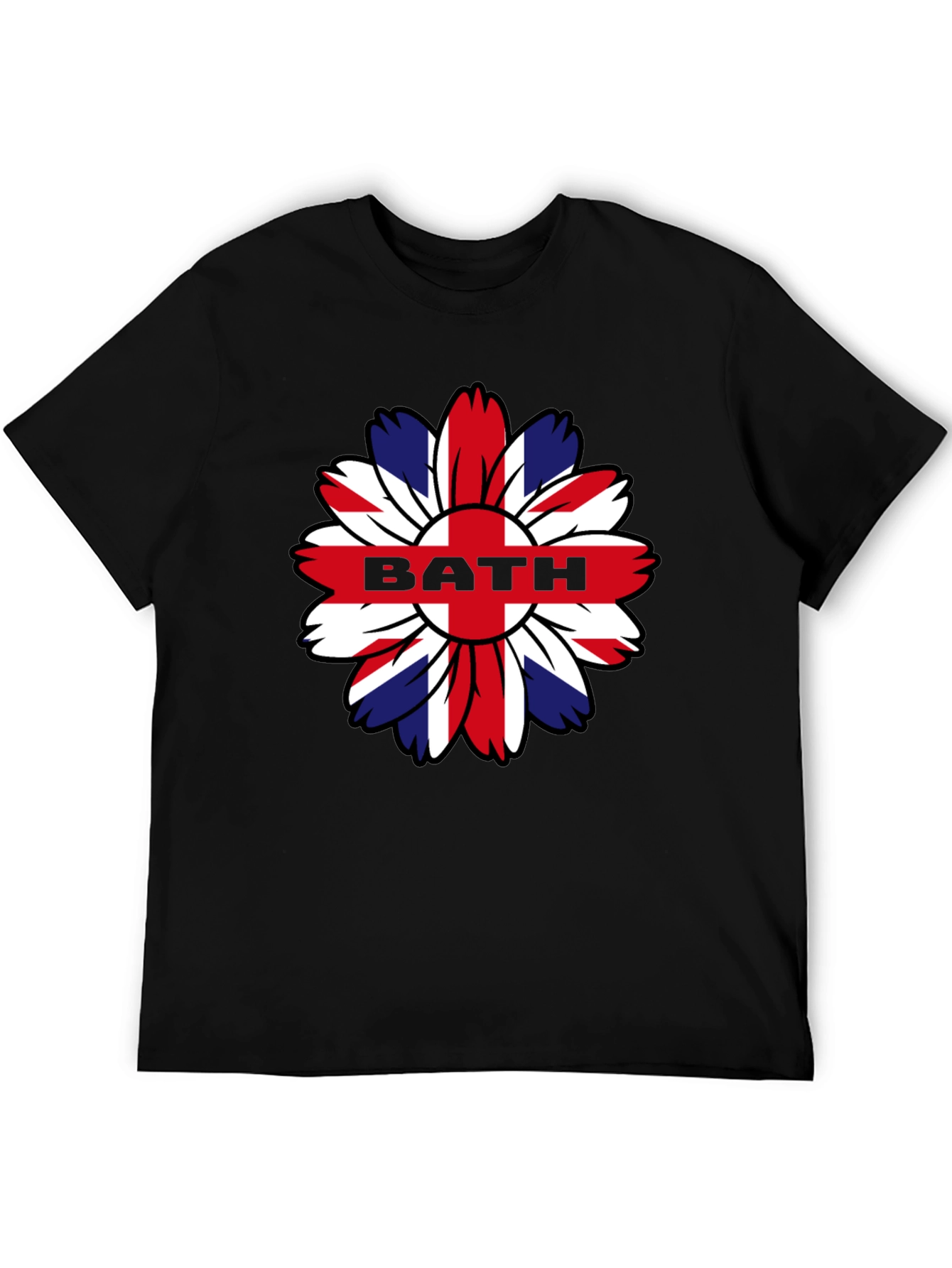 Union Jack Flower BATH Graphic T-Shirt