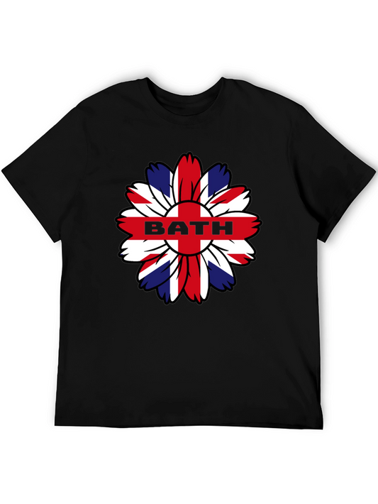 Union Jack Flower BATH Graphic T-Shirt