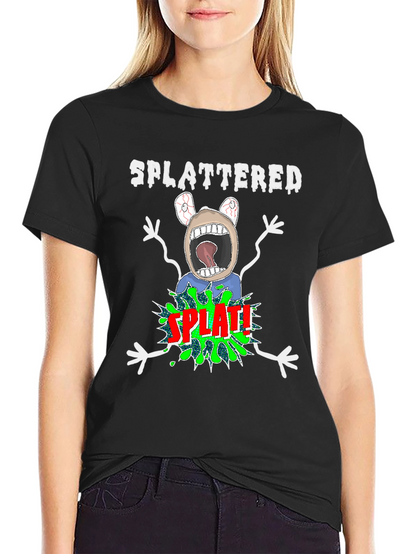 SPLATTERED Graphic Tee - Unique & Fun T-Shirt