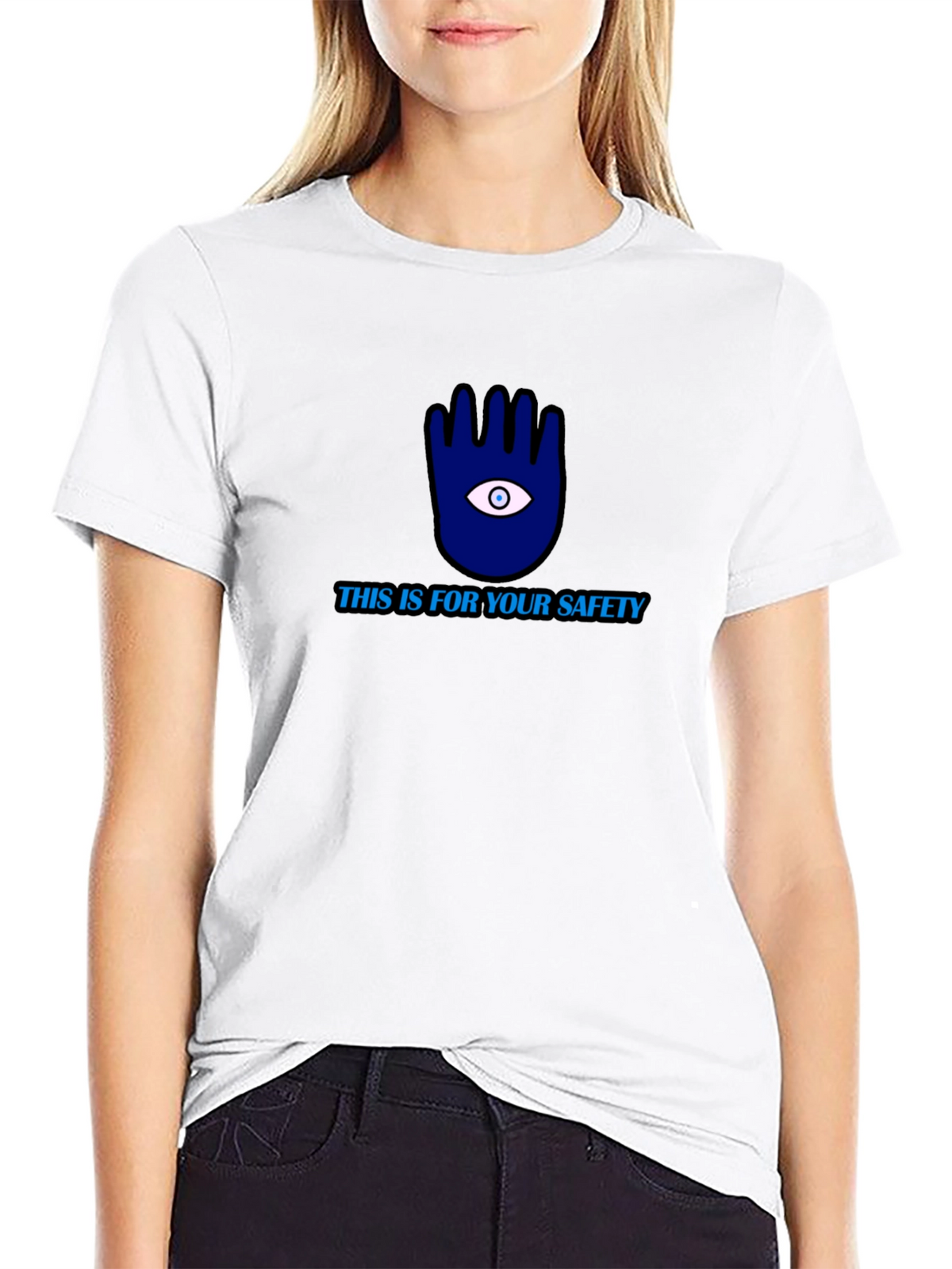 Safety First T-Shirt: Eye Hand Protection Tee