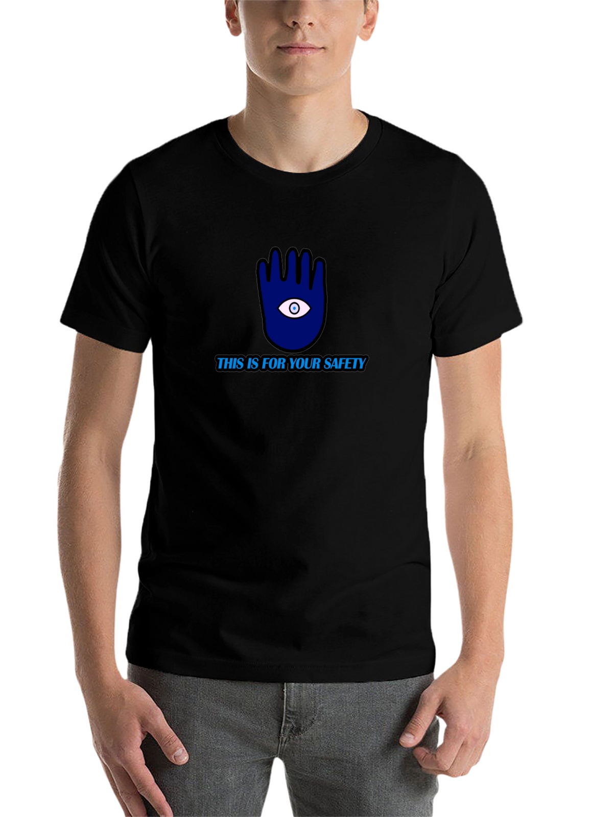 Safety First T-Shirt: Eye Hand Protection Tee