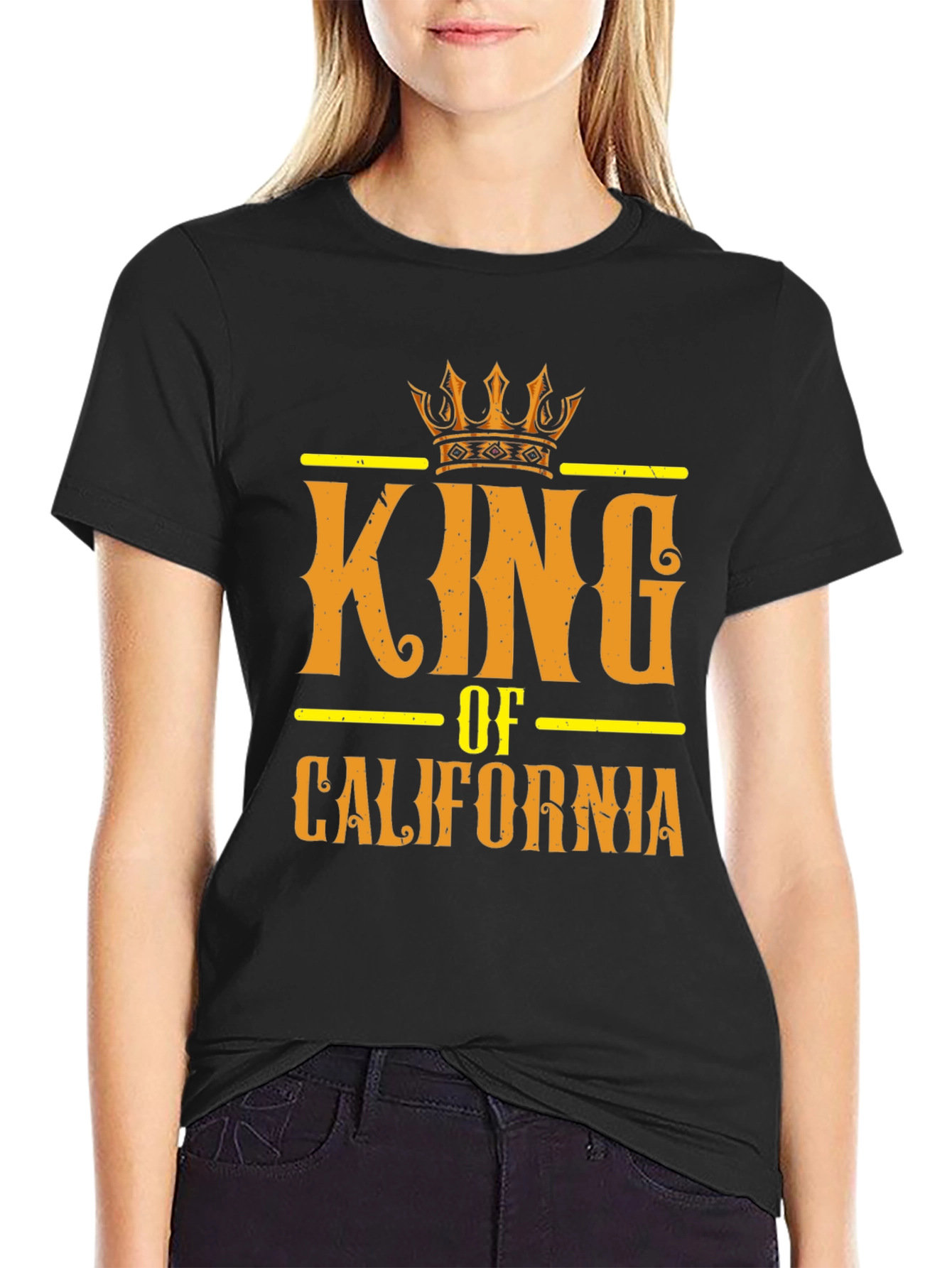 King of California Graphic Tee - Black