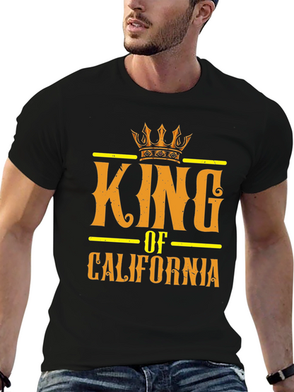 King of California Graphic Tee - Black