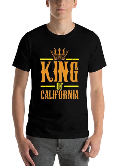 King of California Graphic Tee - Black