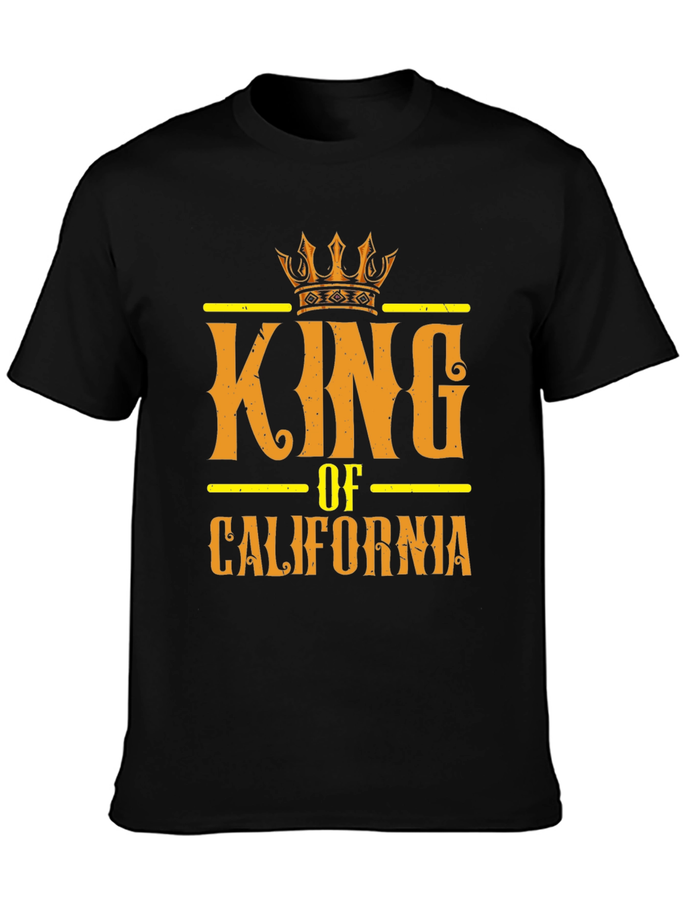 King of California Graphic Tee - Black