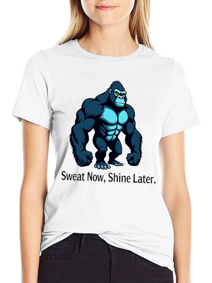 Sweat Now Shine Later Gorilla Graphic Tee