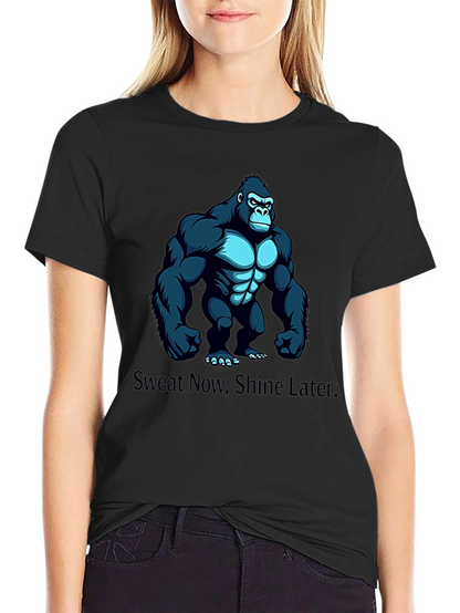 Sweat Now Shine Later Gorilla Graphic Tee