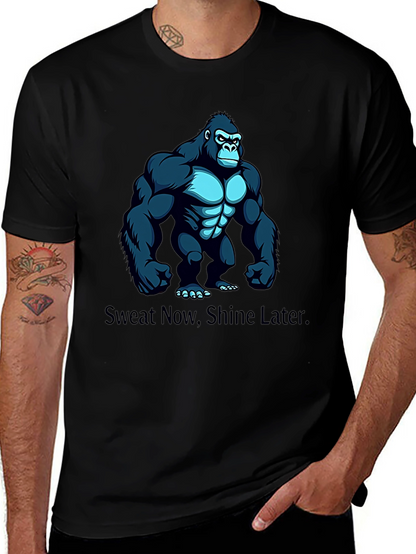 Sweat Now Shine Later Gorilla Graphic Tee