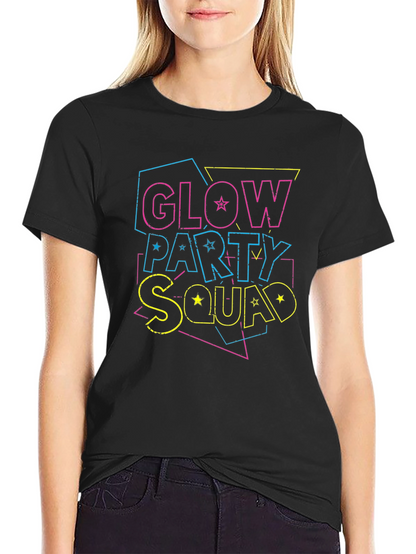 Glow Party Squad Graphic T-Shirt