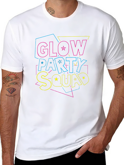 Glow Party Squad Graphic T-Shirt