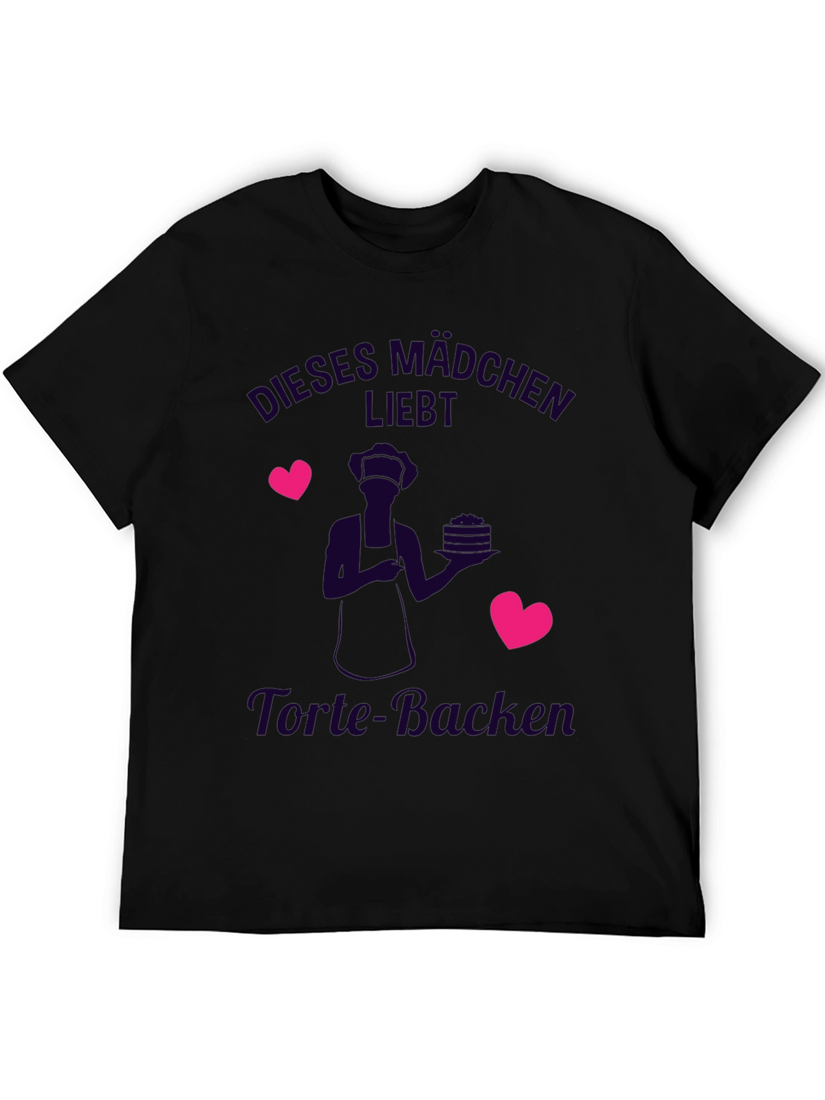 Cute Baker T-Shirt - Dieses Mädchen Liebt Torte-Backen