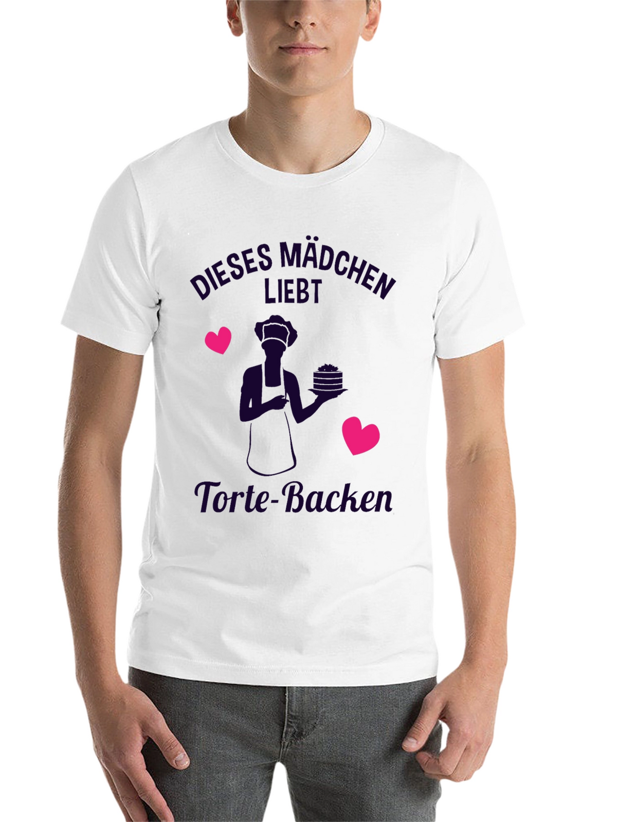 Cute Baker T-Shirt - Dieses Mädchen Liebt Torte-Backen