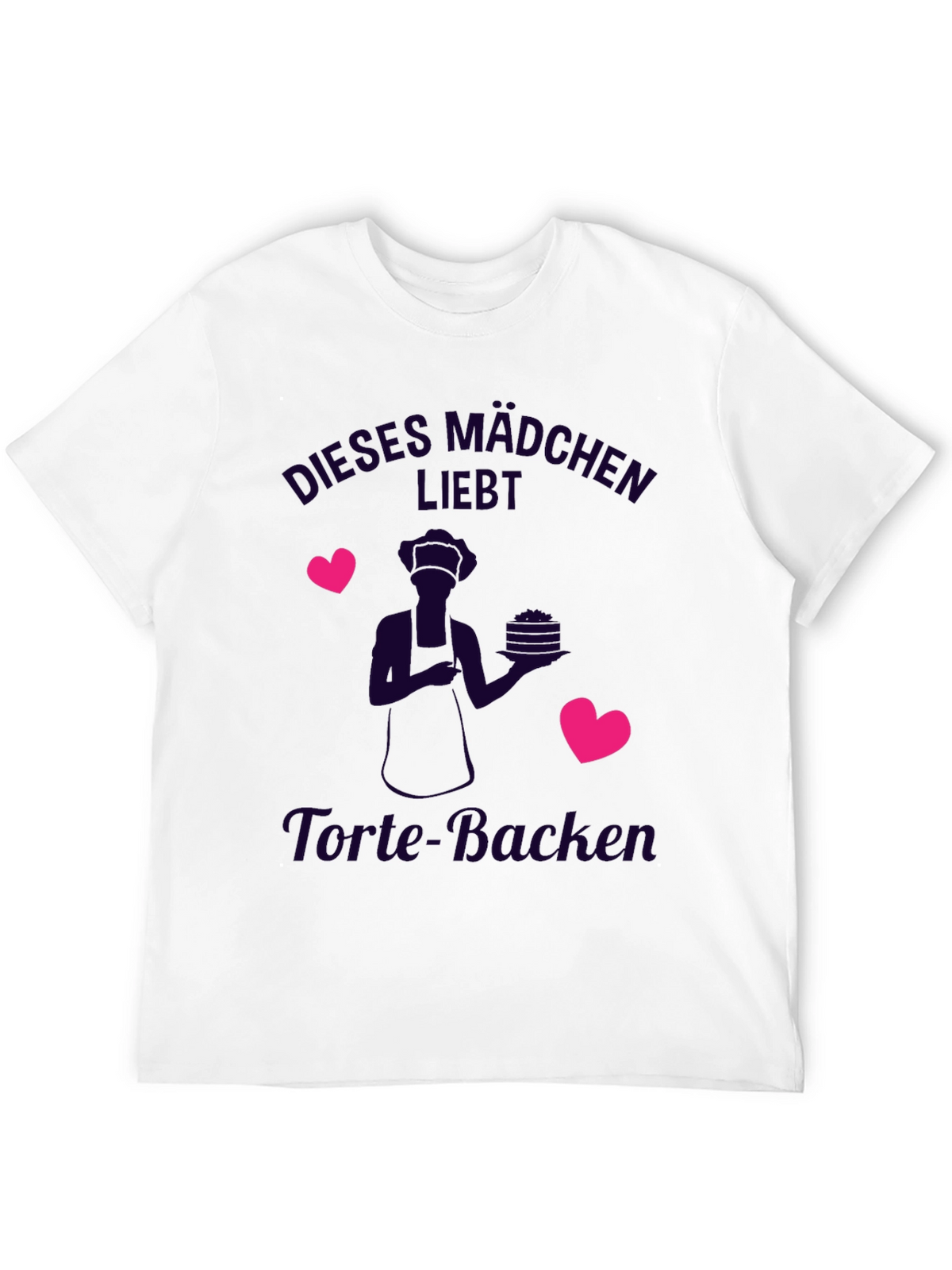 Cute Baker T-Shirt - Dieses Mädchen Liebt Torte-Backen