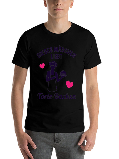 Cute Baker T-Shirt - Dieses Mädchen Liebt Torte-Backen