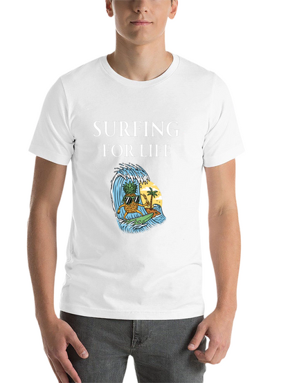 Surfing Pineapple Graphic Tee