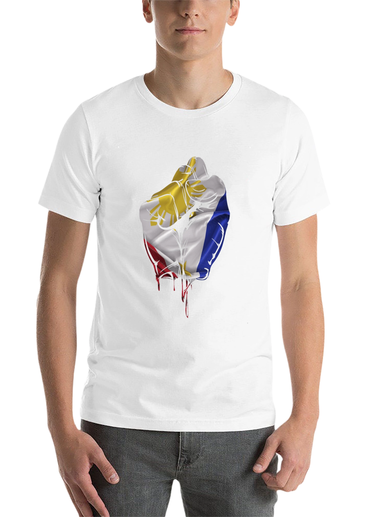 Philippines Flag Fist T-Shirt - Pinoy Pride!