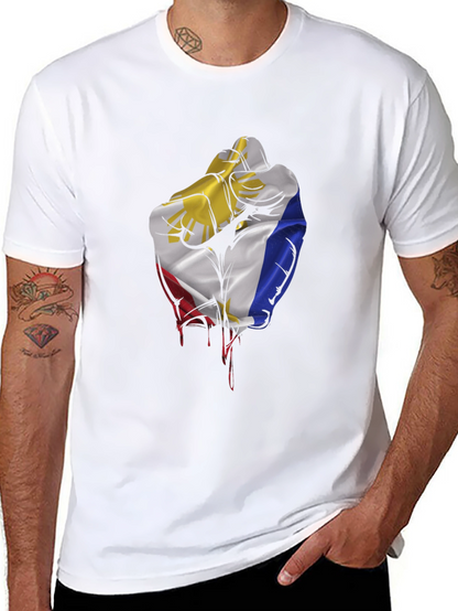 Philippines Flag Fist T-Shirt - Pinoy Pride!