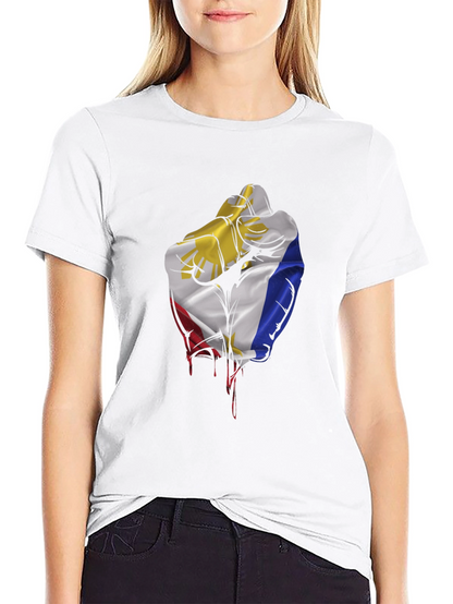 Philippines Flag Fist T-Shirt - Pinoy Pride!