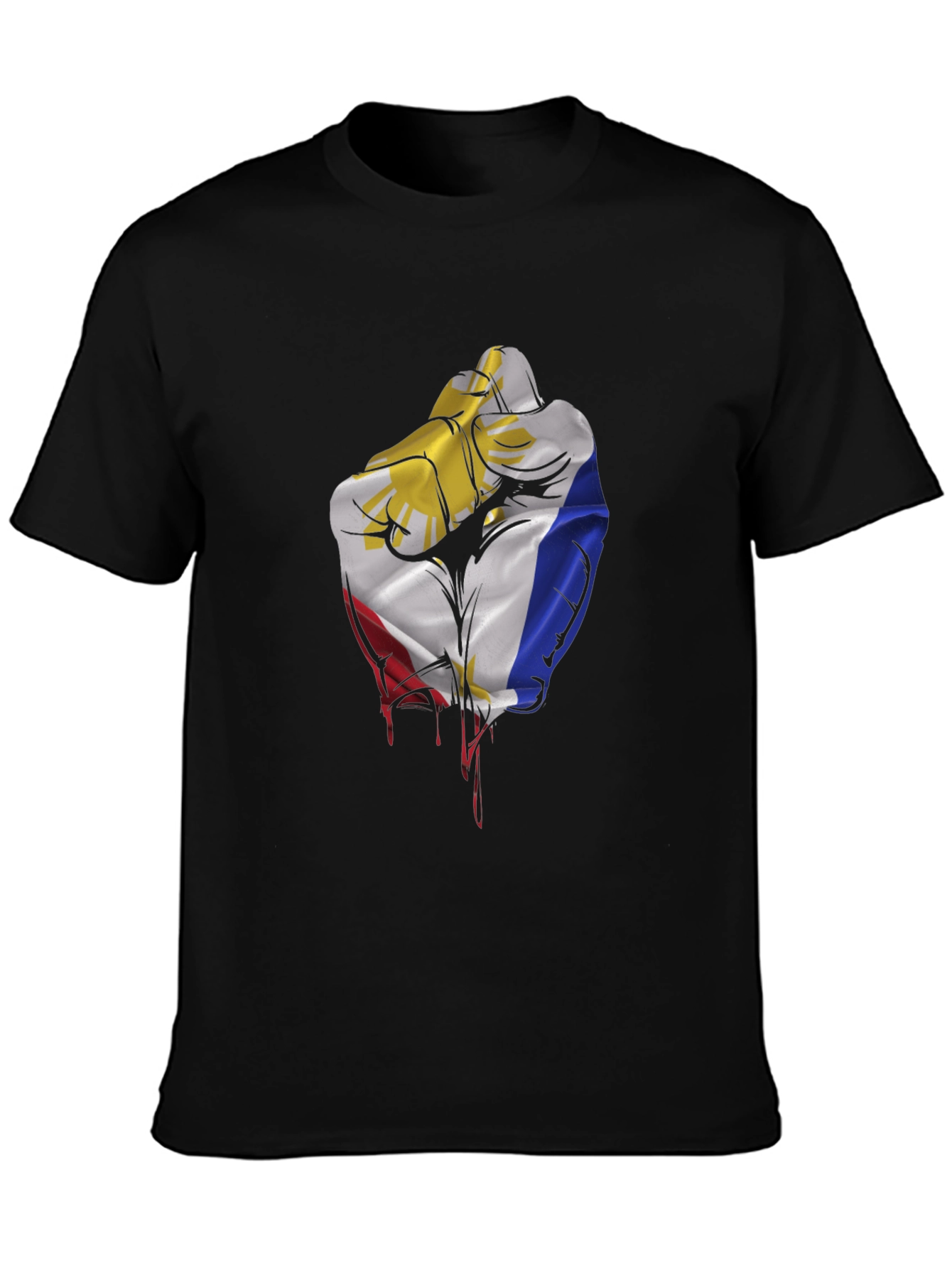 Philippines Flag Fist T-Shirt - Pinoy Pride!