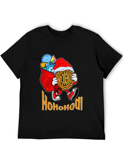 Ho Ho HODL Bitcoin Christmas T-Shirt