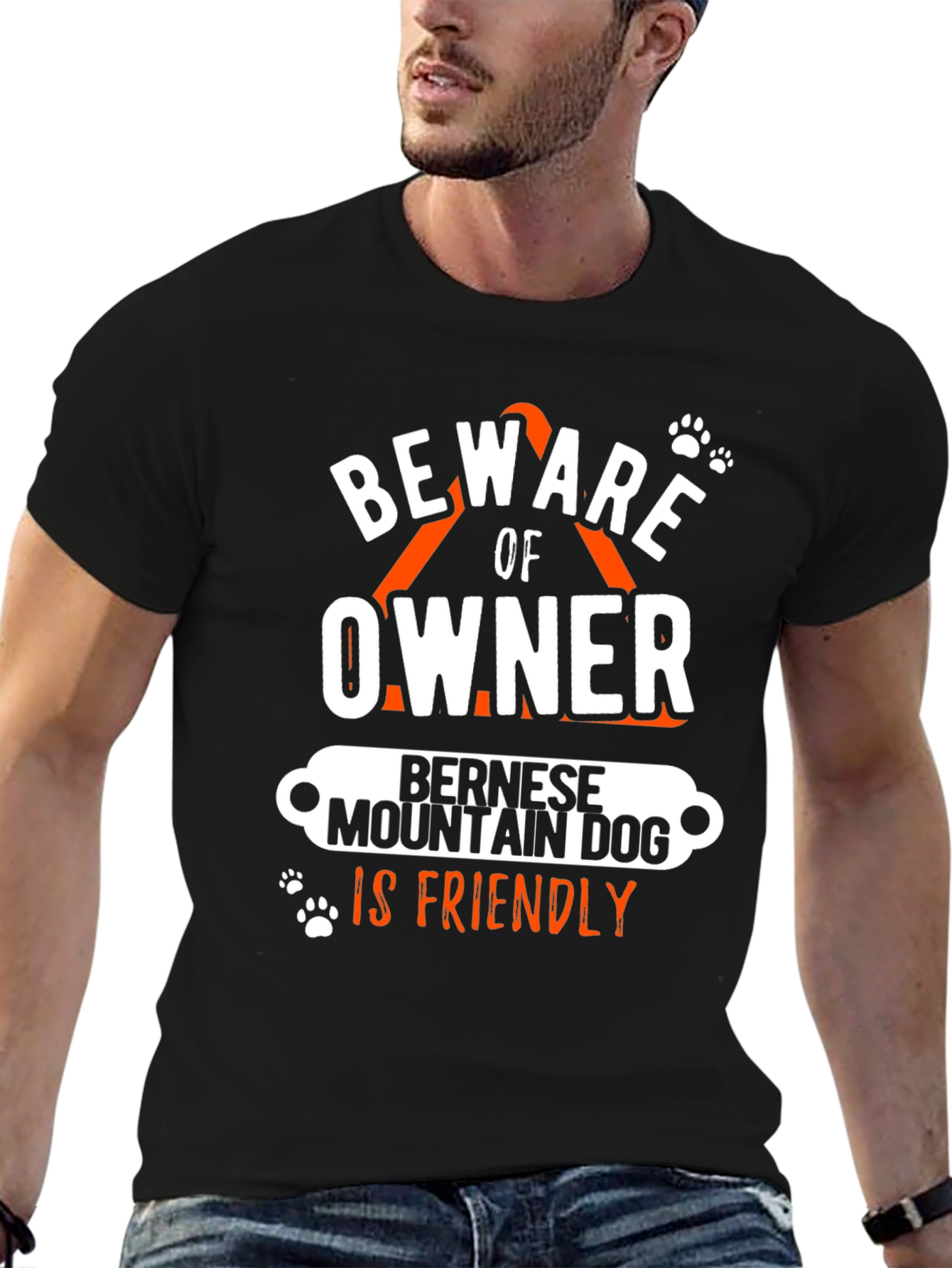 Beware Owner Bernese Mountain Dog T-Shirt