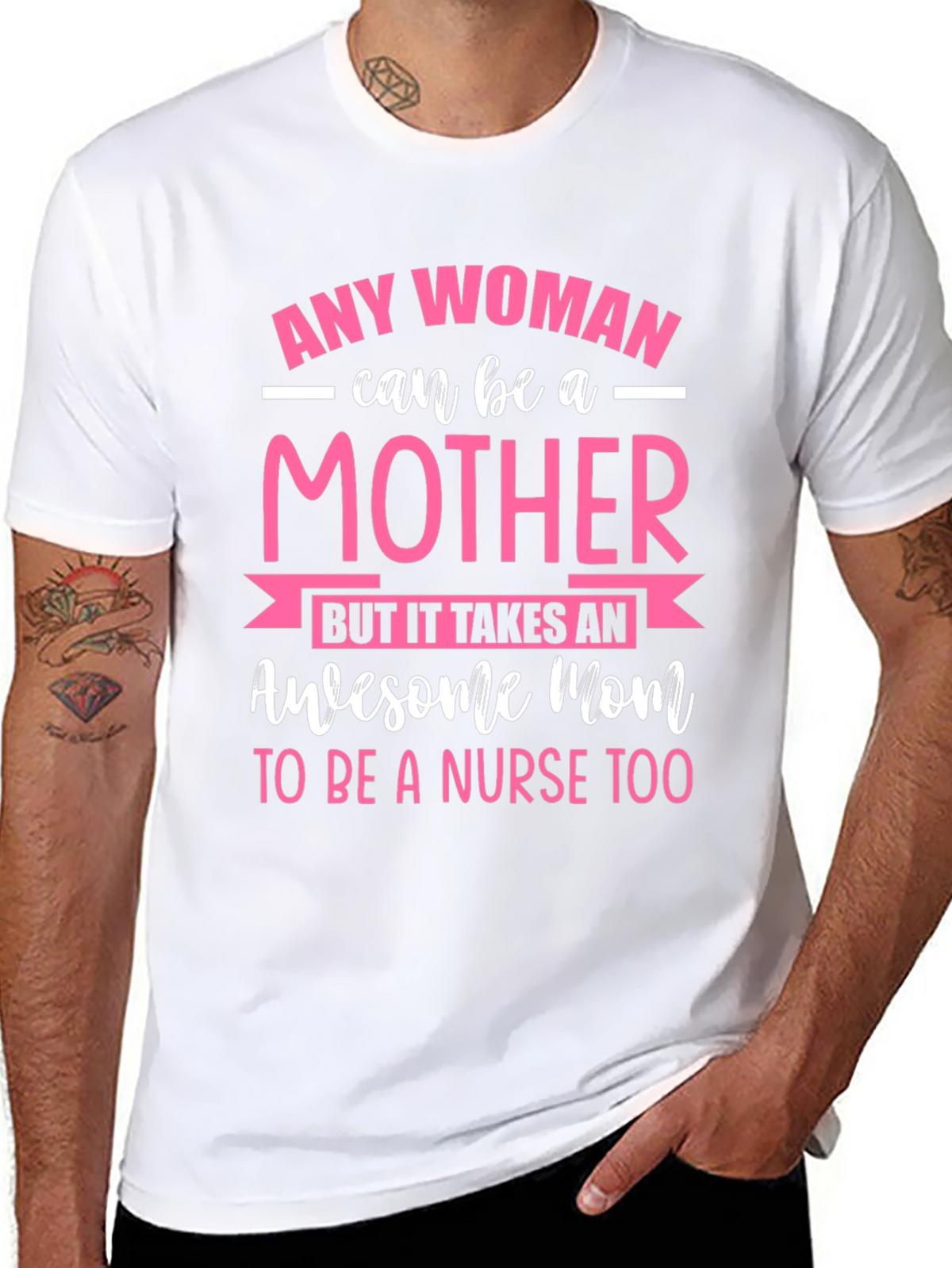 Awesome Mom Nurse T-Shirt