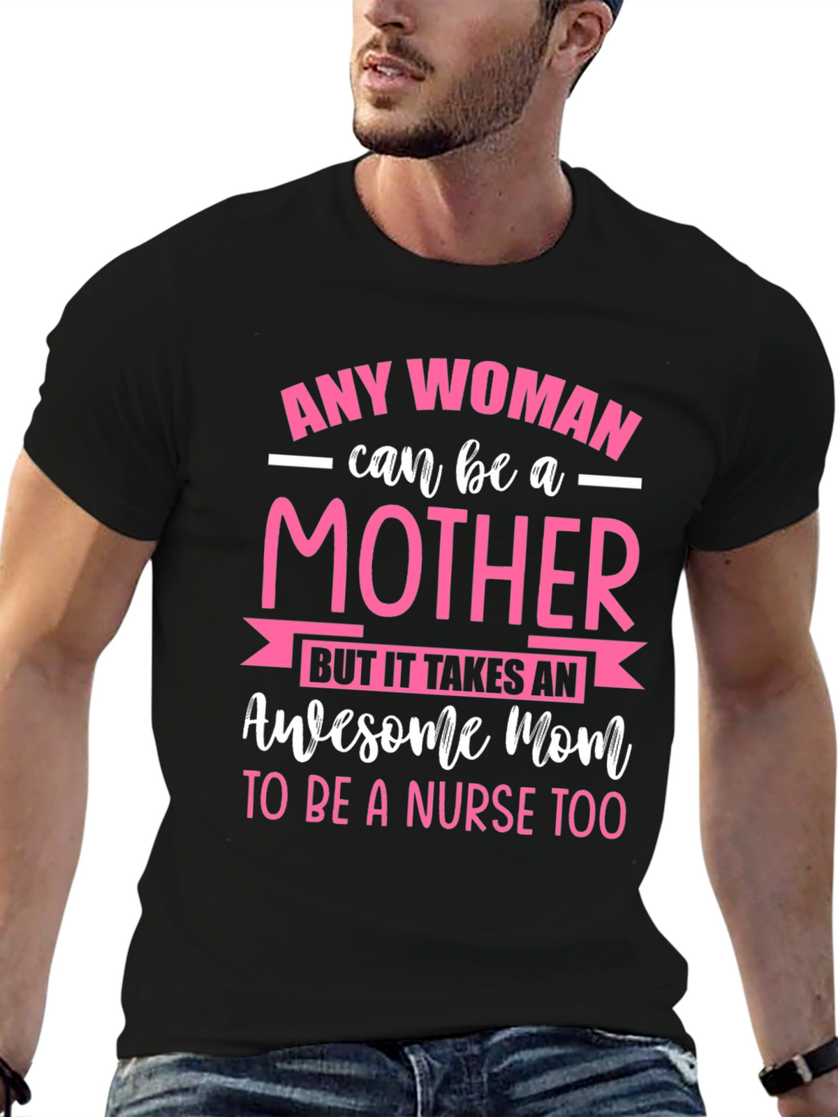 Awesome Mom Nurse T-Shirt