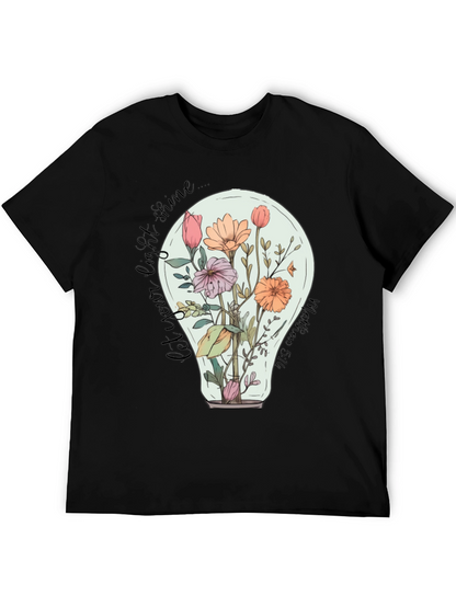 Floral Lightbulb Graphic Tee