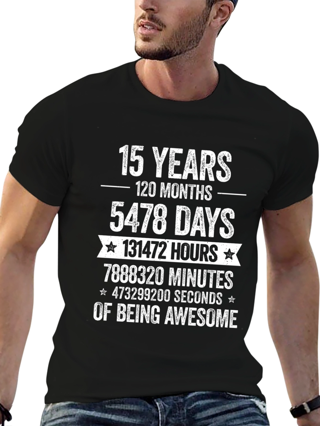 15 Years of Being Awesome Graphic T-Shirt