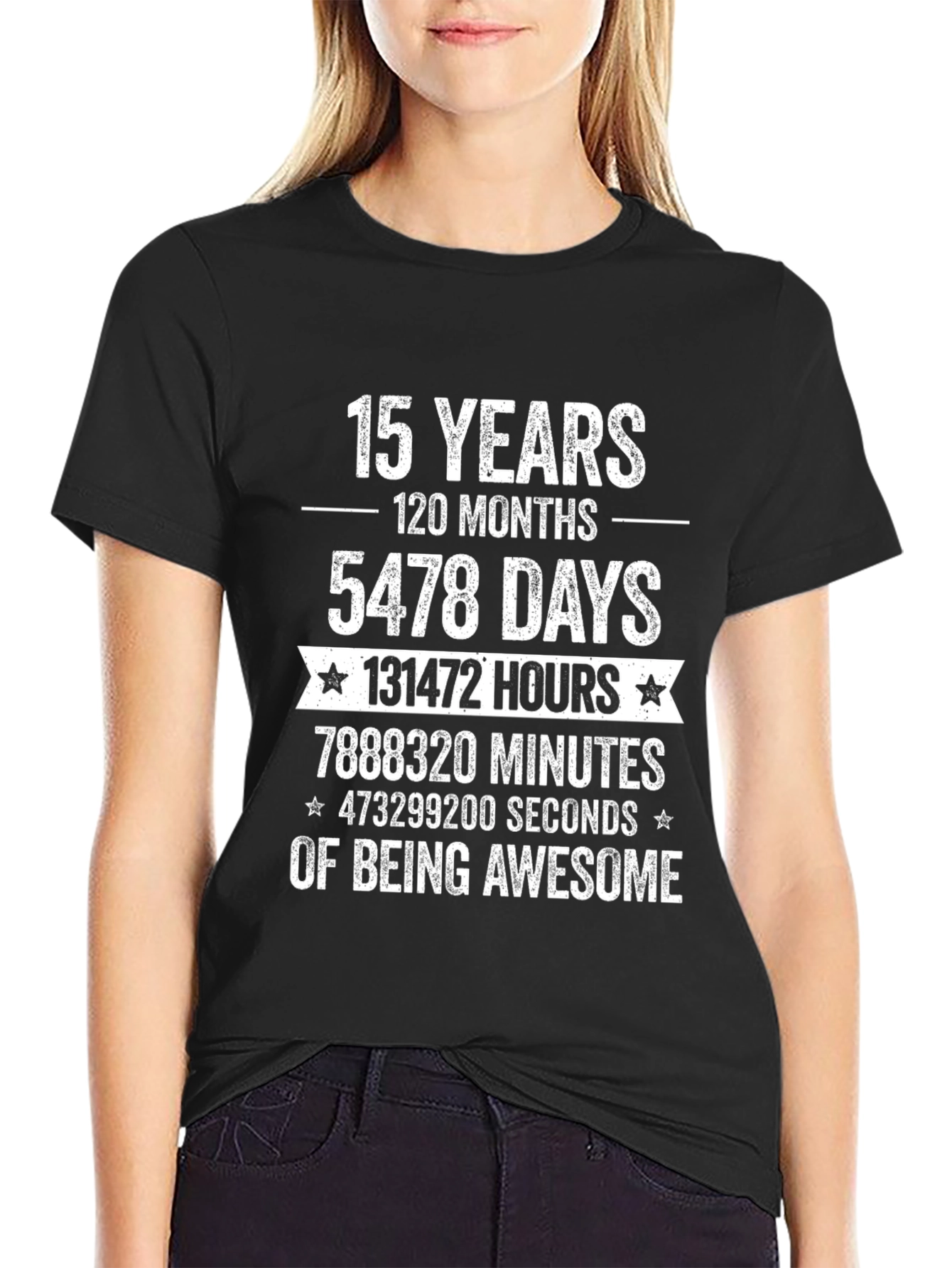 15 Years of Being Awesome Graphic T-Shirt