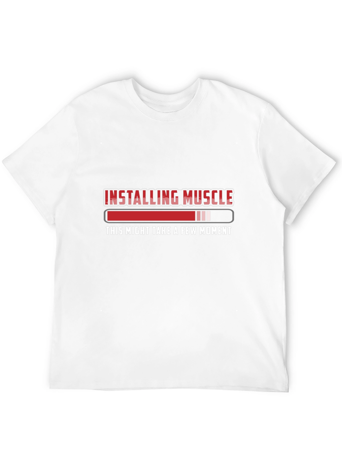 Installing Muscle Funny Workout Gym Black T-Shirt