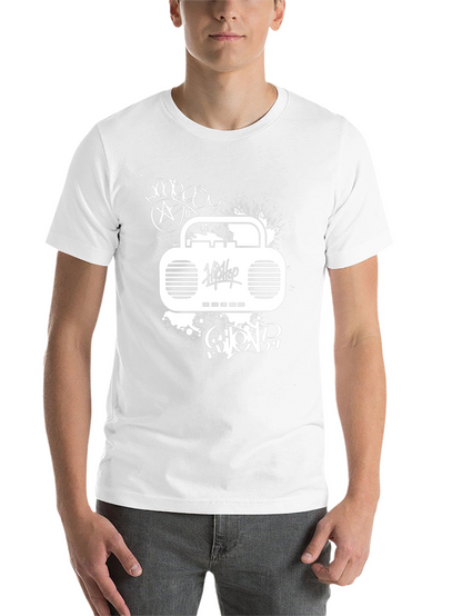 Hip Hop Boombox Graphic T-Shirt - Urban Style