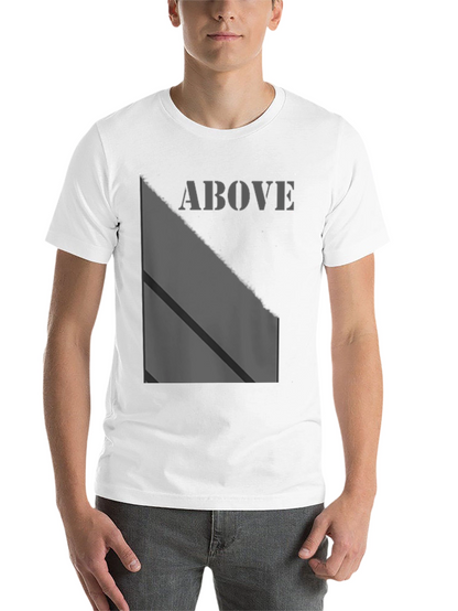 Above Graphic Print Black T-Shirt